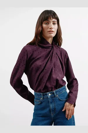 Albaray Polka Dot Jacquard Top