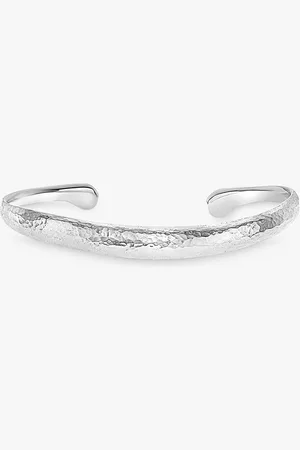 Dower & Hall Sterling Curved Torque Bangle