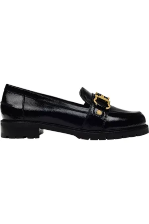 Radley Linden Row Leather Chunky Stirrup Loafers