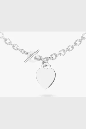 IBB Personalised Sterling Heart Link Necklace