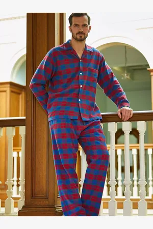 British Boxers Tartan Brushed Cotton Pyjamas