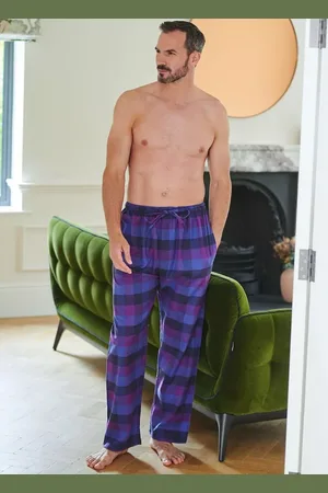 British Boxers Check Brushed Cotton Pyjama Trousers