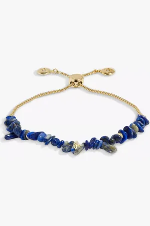 Joma Jewellery Manifestones Collection Lapis Lazuli Slider Bracelet, /Blue