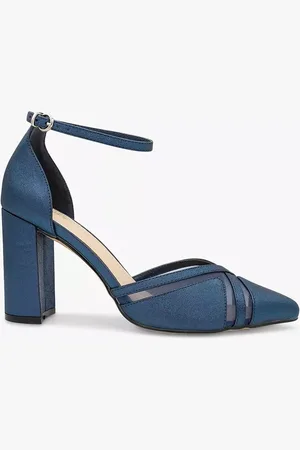 Paradox London Rhea Shimmer Block Heel Sandals