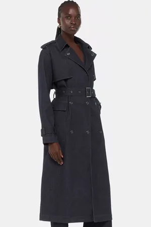 Whistles Cara Denim Trench Coat