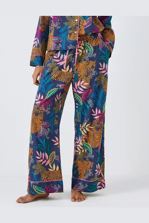 AND/OR Midnight Leopard Pyjama Bottoms, /Multi
