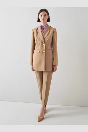 L.K. Bennett X Ascot Collection: Mariner Double Breasted Blazer