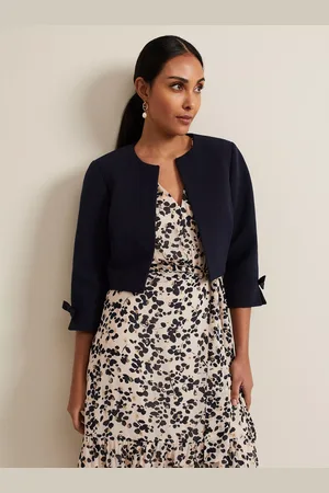 Phase Eight Petite Zoelle Bow Detail Tailored Jacket