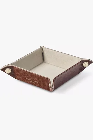 ASPINAL OF LONDON Pebble Leather Mini Tidy Tray