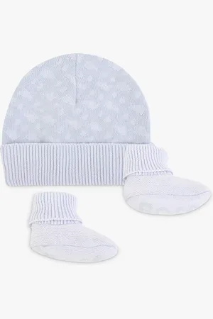 HUGO BOSS Baby Hat & Slippers Set