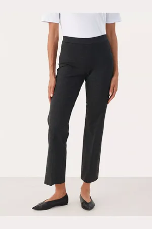 Part Two Ponta Cropped Comfort Waist Trousers