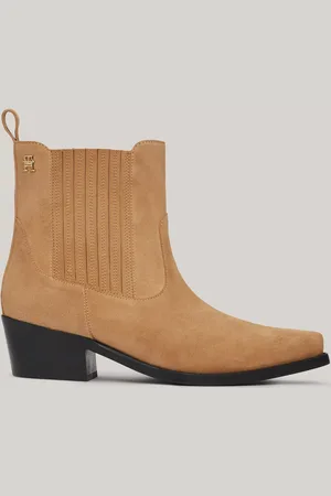Tommy Hilfiger Suede Cowboy Boots