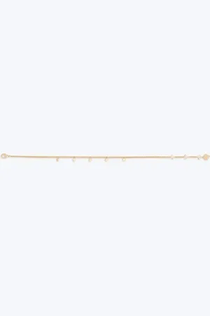 Wanderlust + Co Bella Mini Disc Curb Chain Bracelet