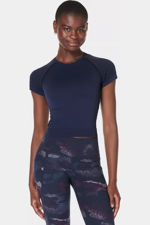 Sweaty Betty Athlete Crop Seamless Workout Top