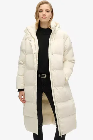 Superdry Hooded Longline Puffer Coat