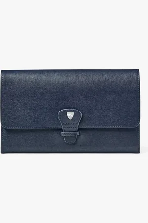 ASPINAL OF LONDON Classic Saffiano Leather Travel Wallet