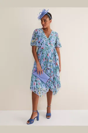 Phase Eight Kendall Floral Pleated Dress