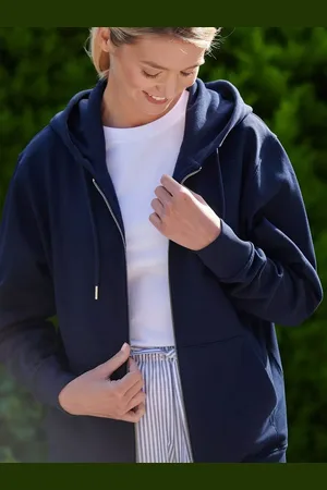 British Boxers Zipped Organic Cotton Blend Hoodie