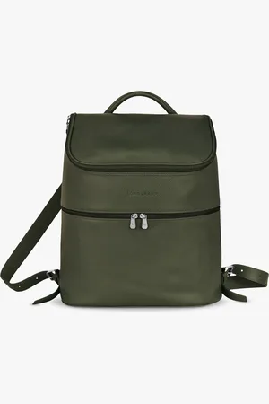 Longchamp Le Foulonné Leather Backpack