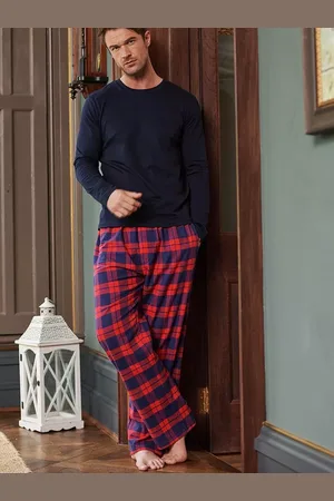 British Boxers Tartan Brushed Cotton Pyjama Trousers