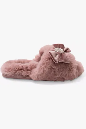 PRETTY YOU Anya Faux Fur Slippers