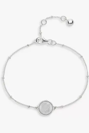 Auree Barcelona Birthstone Sterling Silver Bracelet