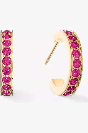 COEUR DE LION Crystal Hoop Earrings