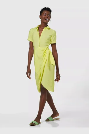 Closet Shirt Wrap Dress