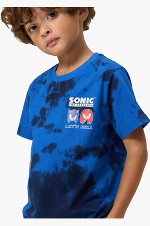 Angel & Rocket Sonic the Hedgehog Graphic Tie Dye T-Shirt