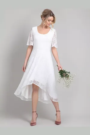 Alie Street Eliza Asymmetric Wedding Dress