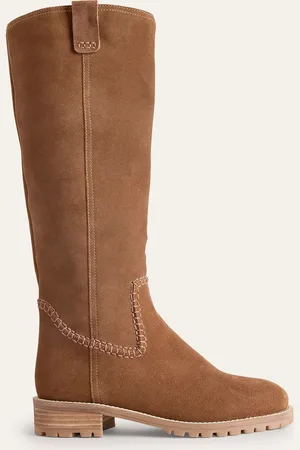 Boden Suede Flat Knee High Boots