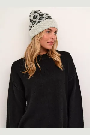 Kaffe Maiken Animal Print Beanie