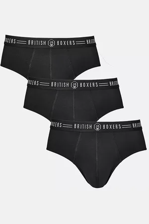 British Boxers Cotton Briefs, Pack of 3