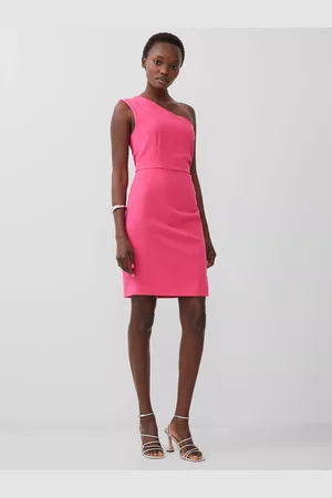 French Connection Whisper One Shoulder Mini Dress