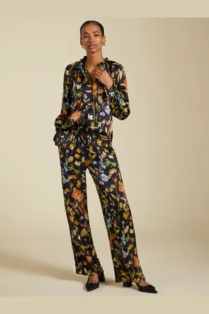 Baukjen Mandy Floral Satin Trousers