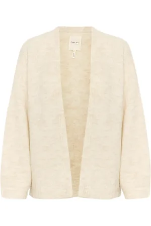 Part Two Rastina Open Neck Wool Blend Cardigan