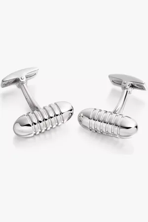 Hoxton Ribbed Bullet Cufflinks