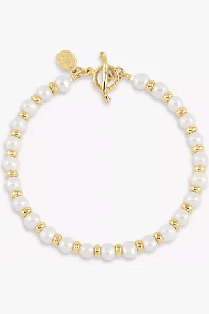 Dower & Hall Halo Freshwater Pearl Bracelet