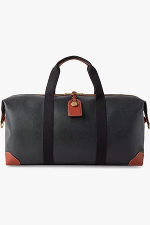 MULBERRY Medium Clipper Printed Eco Scotchgrain & Flat Calf Leather Holdall