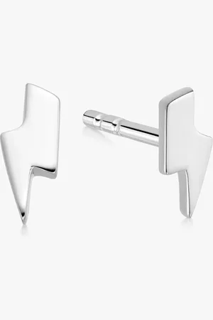 Daisy London Lightning Bolt Stud Earrings, Gold