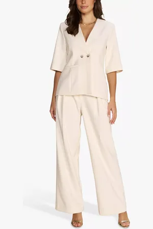 Mos Mosh Kay Carli Wide Leg Pleated Trousers