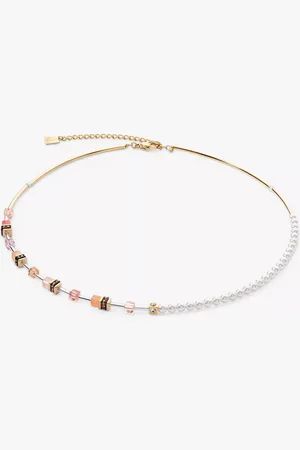 COEUR DE LION Round and Cube Beads Necklace