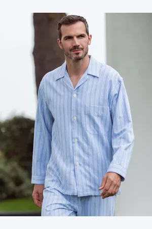 British Boxers Westwood Stripe Brushed Cotton Pyjama Set