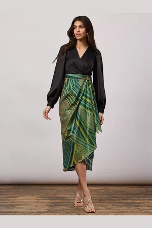 Closet Split Wrap Pencil Dress