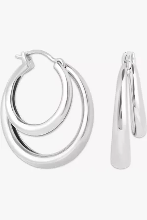 Astrid & Miyu Illusion Dome Hoop Earrings