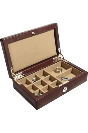 Dulwich Designs Leather Windsor Cufflinks Box