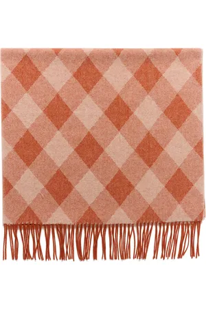 Part Two Dortia Wool Check Scarf