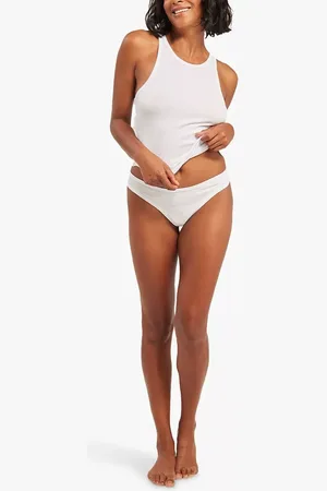 Nudea The Dipped Organic Cotton Blend Thong, Pack of 3