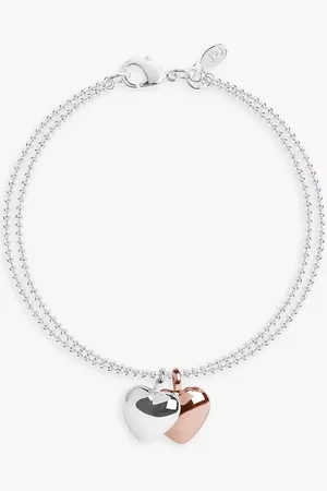Joma Jewellery Double Heart Chain Bracelet
