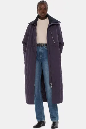 Whistles Niara Longline Quilted Coat